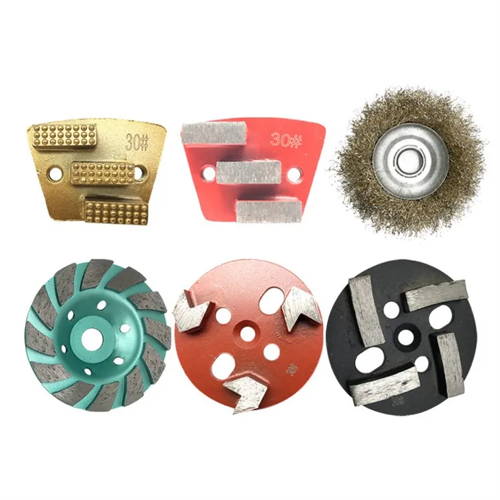 Almofada de polimento de piso de metal de 4 polegadas