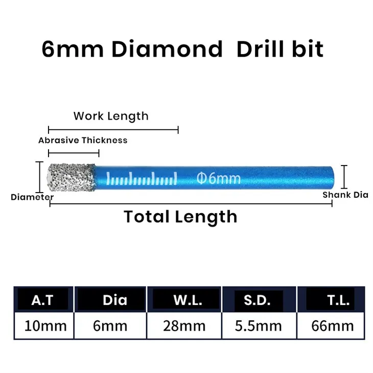 6mm Diamond Drill Bit