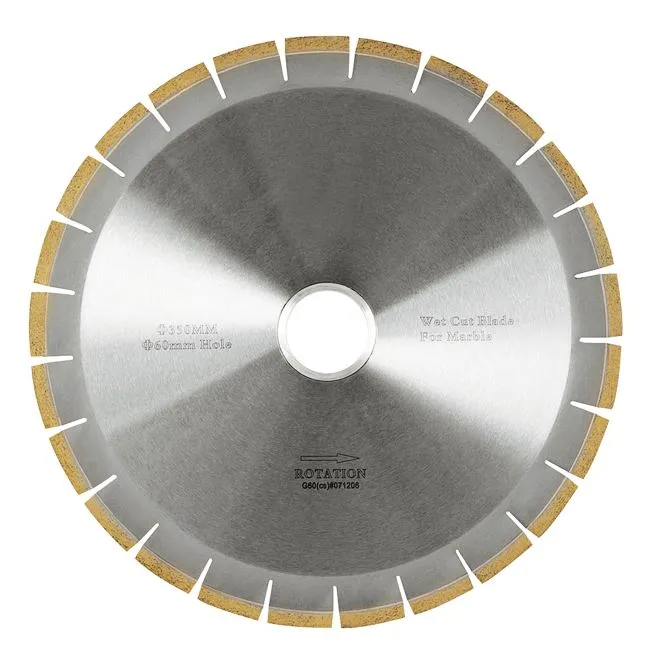 Lâminas de serra de corte de borda de mármore