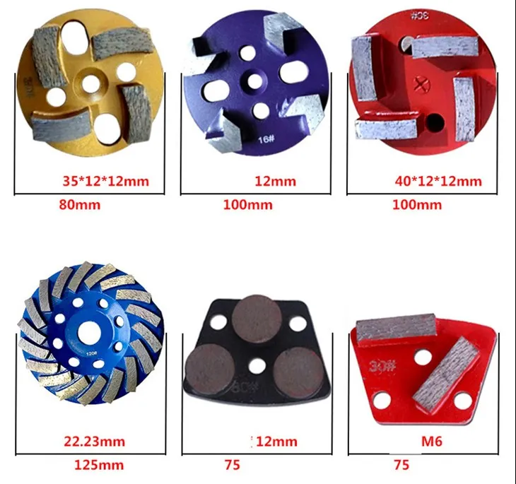 Bloco de moagem de concreto armado